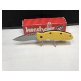 Kershaw Scallion Yellow Delrin Handle