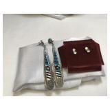 2 Pair of Southwest Style Earrings