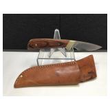 Schrade Hunter Wood Handle