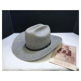 Sheplers Gray Straw Cowboy Hat