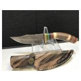Handmade Damascus Steel Hunter