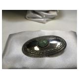 Ladies Southwest Style Sterling Belt Buckle