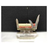 Kissing Crane Stockman Ram Horn Handle