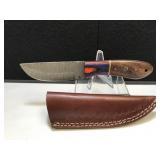 Handmade Damascus Steel Hunter