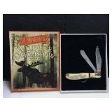 Marbles Trapper Scrimshaw Bone Handle