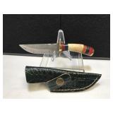 Handmade Damascus Steel Mini Hunter