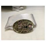 Western Silver Belt Buckle