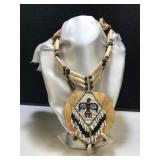 Beaded Chocker with Medicine Bag