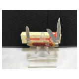 Kissing Crane Stockman Caramel Bone Handle