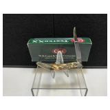 Case Toothpick Leopard Print Bone Handle