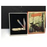Marbles Trapper Bone Scrimshaw Handle