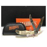 Marbles Folding Hunter Scrimshaw Bone