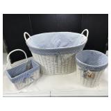 White Wicker Storage