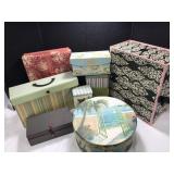Collection of Decorative Storage Boxes