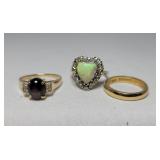 3 Gold Rings