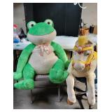 Giant Stuffed Animals Frog & Horse