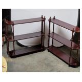 2 Chery What Not Shelves
