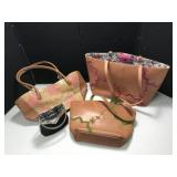 3 Firenze Italian Leather Purses