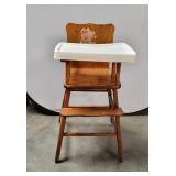 Vintage Maple High Chair