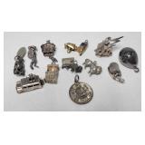 10+ Sterling Silver Charms