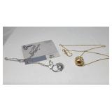 2 Sterling Silver Necklaces