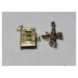 2 Yellow Gold Charms