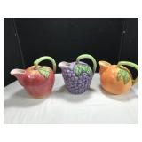 3 Fruit Pitchers
