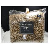 Ralph Lauren King Size Comforter Leopard Print