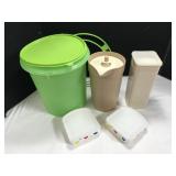 Tupperware Cracker Keeper & more