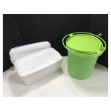 Tupperware Keeper Pail with Handle