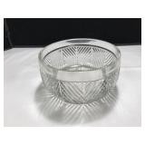 Ralph Lauren Herring Bone Crystal Bowl
