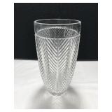 Ralph Lauren Herring Bone Crystal Vase