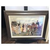 "Polo Match" Canvas Transfer Print