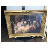 "The End Of Dinner" Canvas Transfer