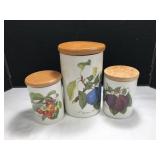 Pomona Portmeirion Cannister Set All Retired