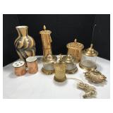 Gold Tone Vanity/Bathroom Set
