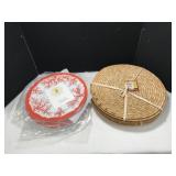Coral Melamine Dinner Plates