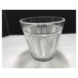 Ralph Lauren Herring Bone Crystal Ice Bucket