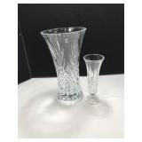 2 Crystal Vases