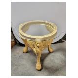 Winged Griffin Center Table with Glass Top