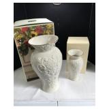 2  Georgian Lenox Vases