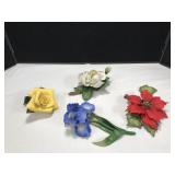 Avon Ceramic Flowers