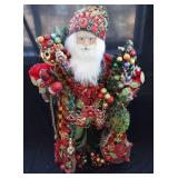 Hand Crafted Ruby & Emerald Santa Claus