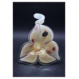 Murano Blown Art Glass Flower