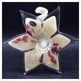 Murano Blown Art Glass Lilly Flower