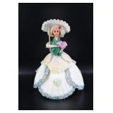 7" Hand Made Shell Dress Victorian Doll