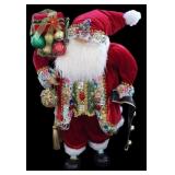 Hand Crafted Jeweled Santa Claus
