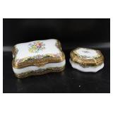 Vintage France Imperia Limoges Jewelry Boxes