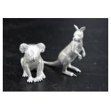 Vintage Mini Aradon Pewter Australian Animals