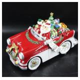 Fitz & Floyd Here Comes Santa Claus Musical Figure